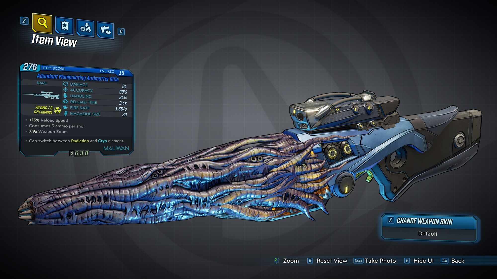 Antimatter Rifle Borderlands Wiki Fandom