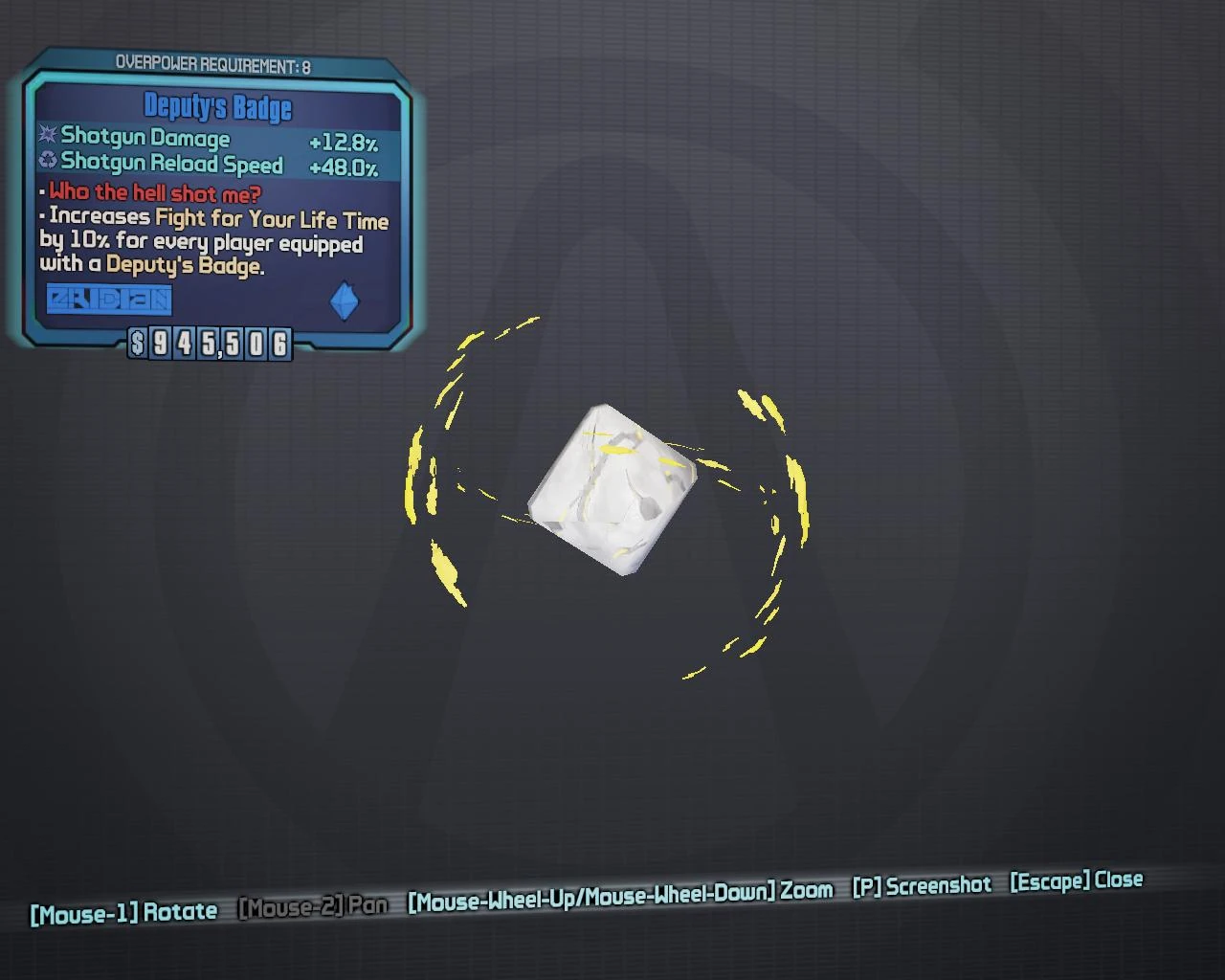 Image Deputy's Badge OP8.jpg Borderlands Wiki FANDOM