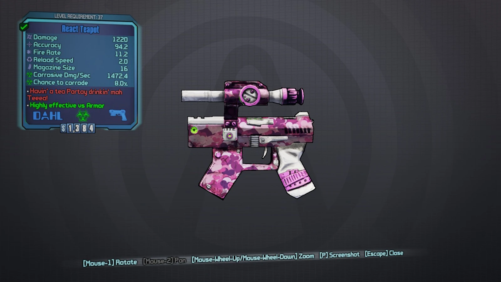 Image React Teapot.jpg Borderlands Wiki FANDOM powered by Wikia