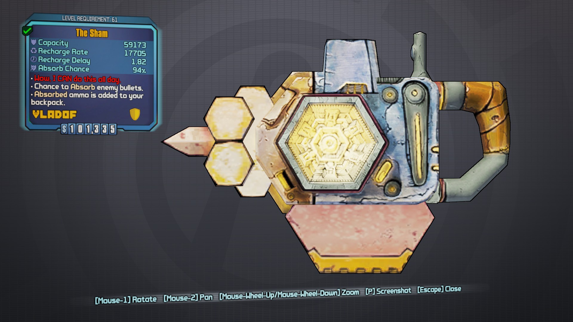 Image - The Sham Lvl61 94.jpg | Borderlands Wiki | FANDOM Powered By Wikia