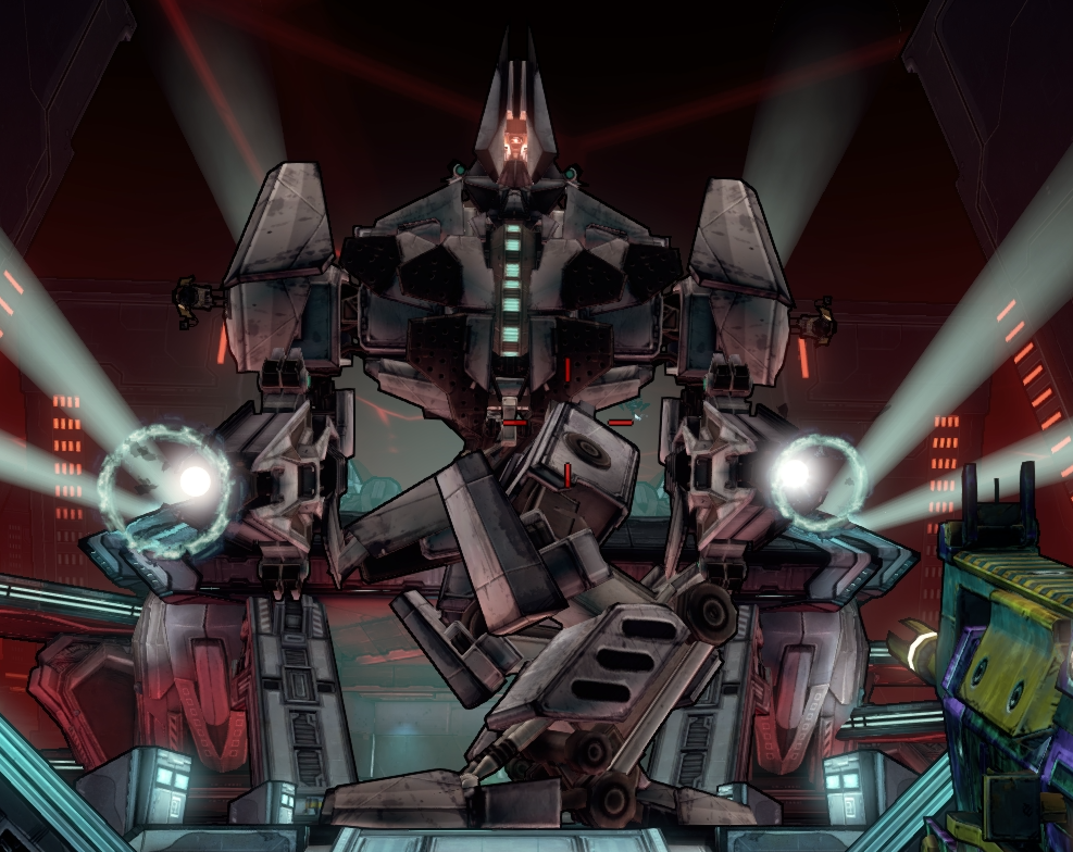 borderlands 2 captain scarlett giant robot borderlands 2 captain scarlett giant robot