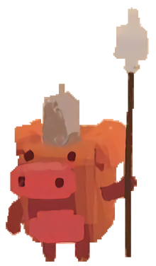 Pig with spear (x16)
