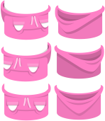 Pink hoodie sprites