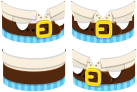 Pirate belt blue sprites