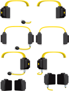 Black headphones sprites