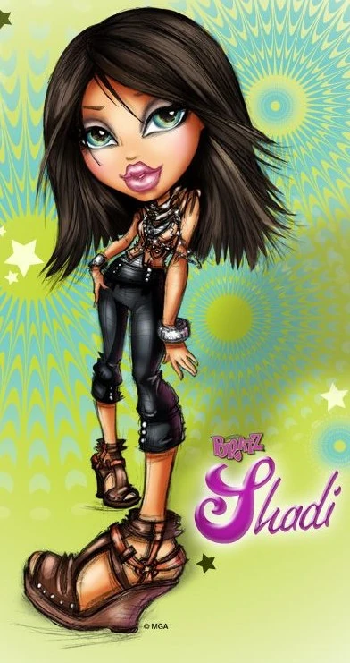 bratz doll with highlights