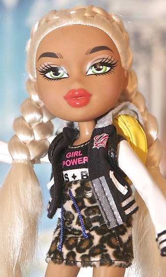 bratz doll with green hair