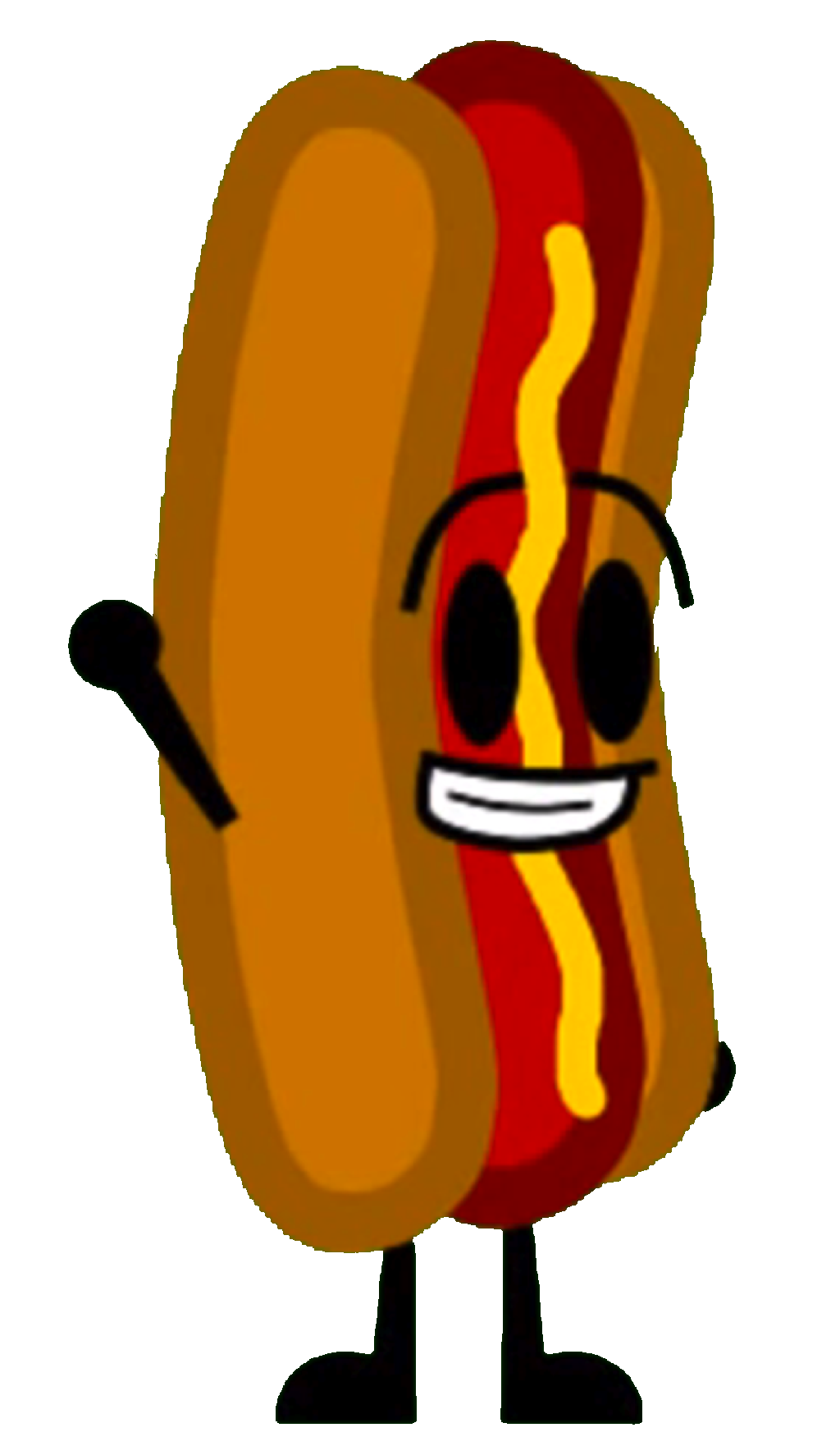 Cartoon Hot Dog With Headphones Cartoon Hot Dog With Headphones