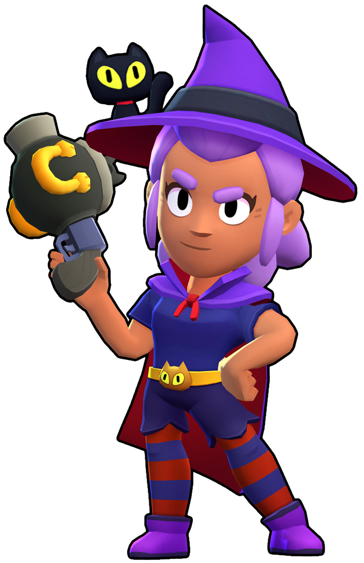 Witch Shelly Brawl Stars Brawl Oween Skin Minecraft Skin - shelly png witch brawl stars