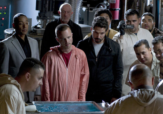 Image Ep10 Gus Mike Jesse Gaff Jpg Breaking Bad Wiki
