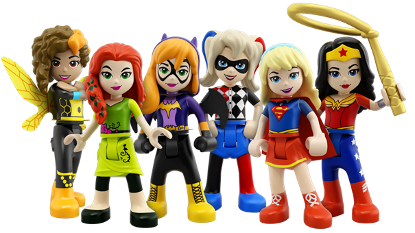 female superhero lego figures