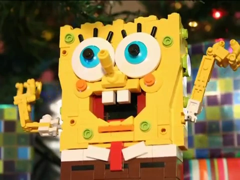 lego spongebob christmas