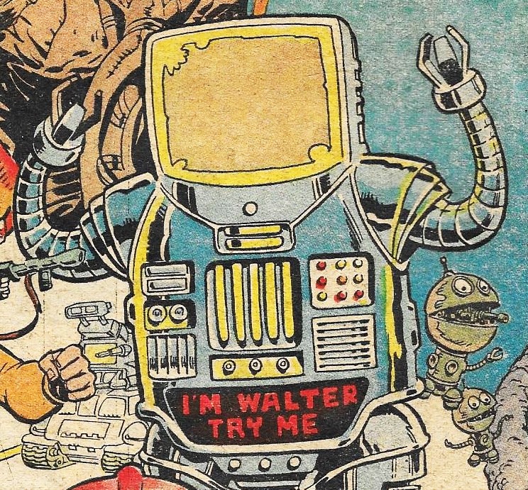 Image result for judge dredd robot war waLTER THE WOBOT