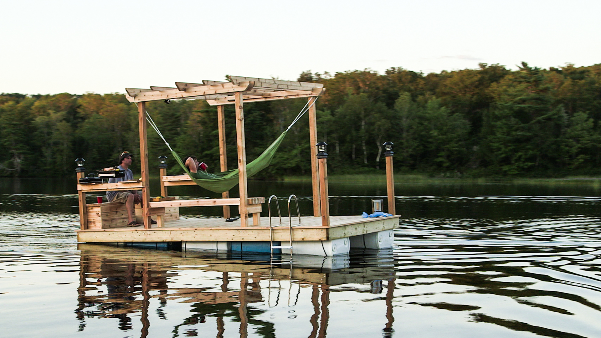 raft swimming