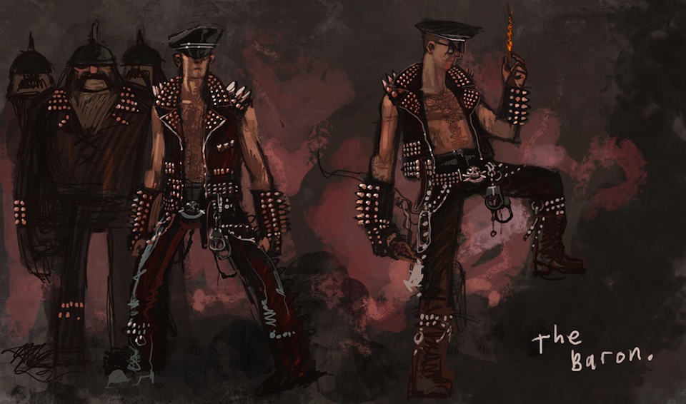 brutal legend concept art sea of black tears brutal legend concept art sea of black tears