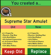 Supreme Star Amulet | Bee Swarm Simulator Test Realm Wiki