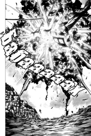The helicopter exploded