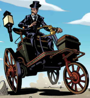 Steam tricycle