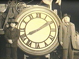 marty and doc clock