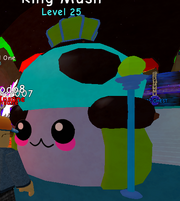 King Mush Bubble Gum Simulator Wiki Fandom - roblox bubble gum simulator king mush