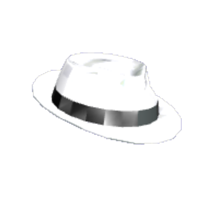 Roblox White Sparkle Time Fedora