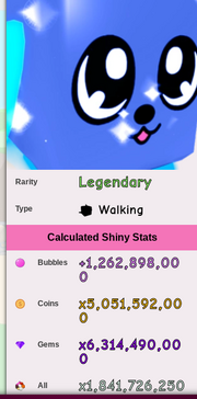 King Doggy Bubble Gum Simulator Wiki Fandom - bubblegum simulator roblox 1x shiny pixie legendary star