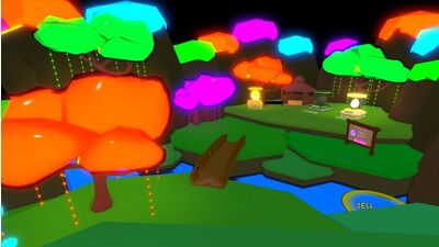 Mystic Forest Starter Area Bubble Gum Simulator Wiki Fandom - pat and jen roblox mining simulator 50
