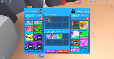 Trade Bubble Gum Simulator Wiki Fandom - roblox bubble gum simulator hermit crab wiki