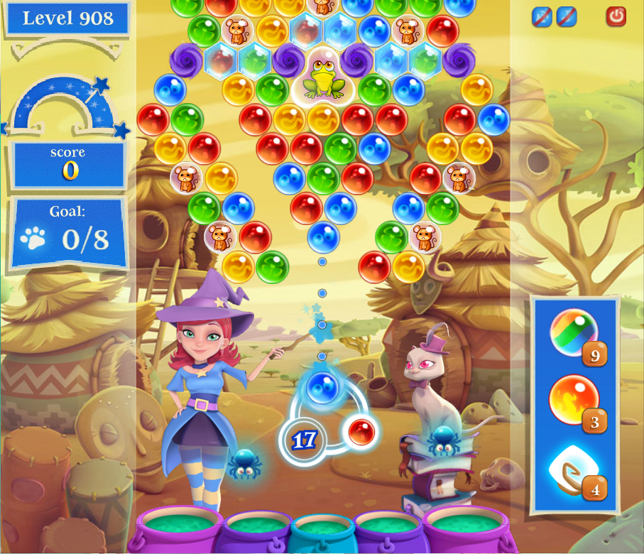 video to beat level 302 on bubble witch saga 3