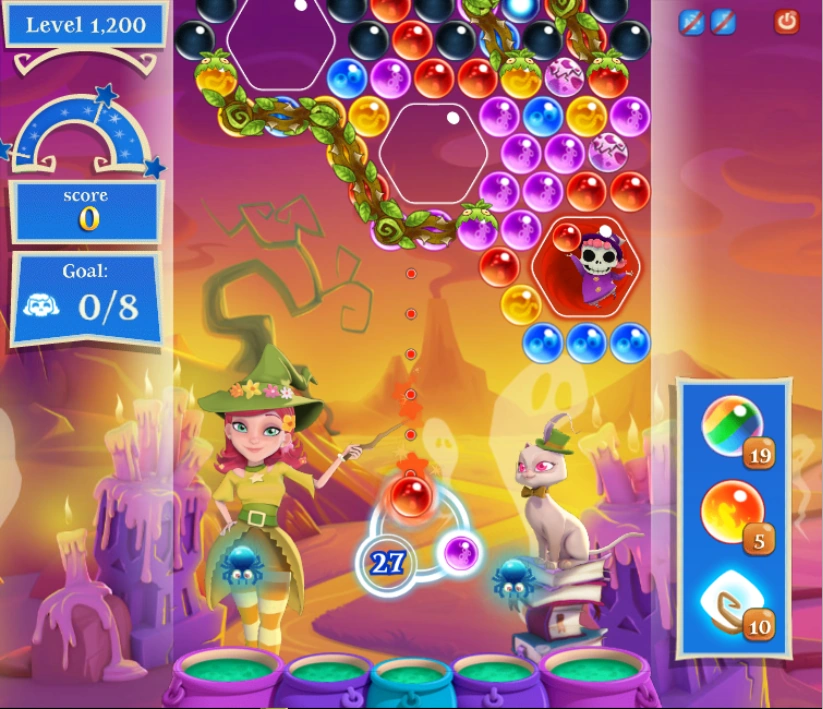 Level 1200 Bubble Witch Saga 2 Wiki FANDOM powered by Wikia