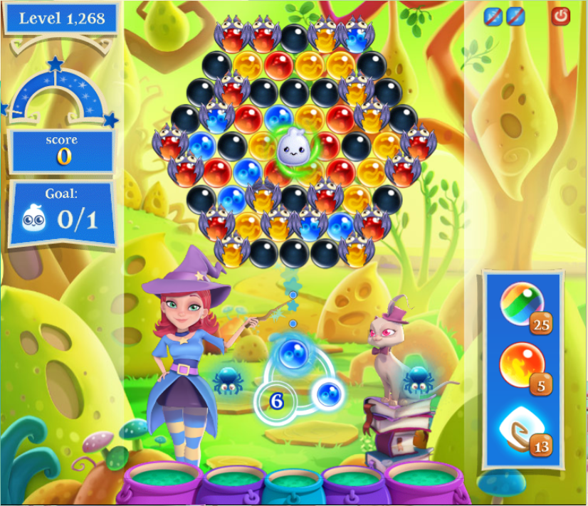 bubble witch saga 3 levels with ice bubbles