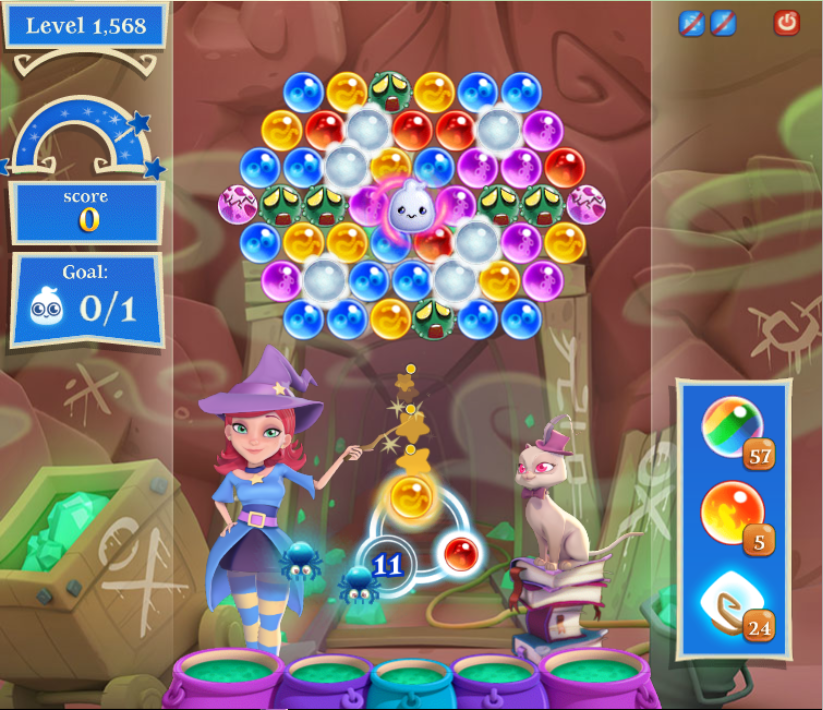 level 385 bubble witch saga 3 help