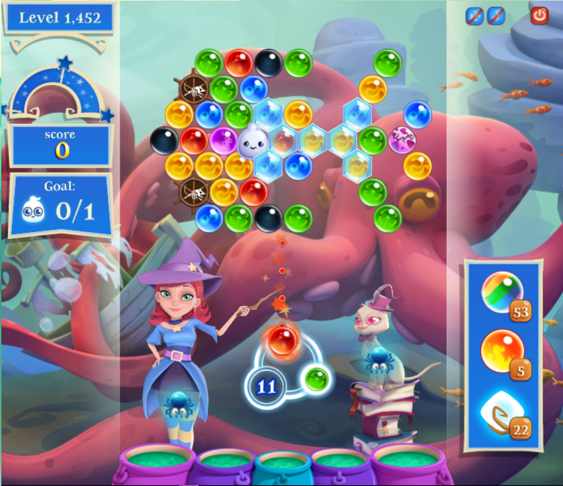how to beat bubble witch saga 3 level 71