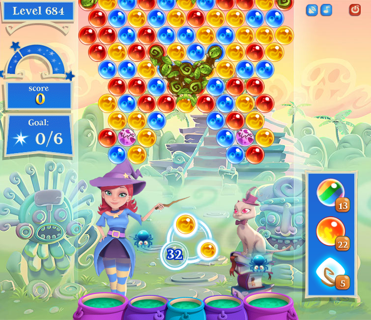 video to beat level 302 on bubble witch saga 3