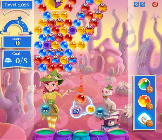 Bubble Witch 2 Levels With Clouds Image - Level 1096.png | Bubble Witch Saga 2 Wiki | FANDOM powered by Wikia