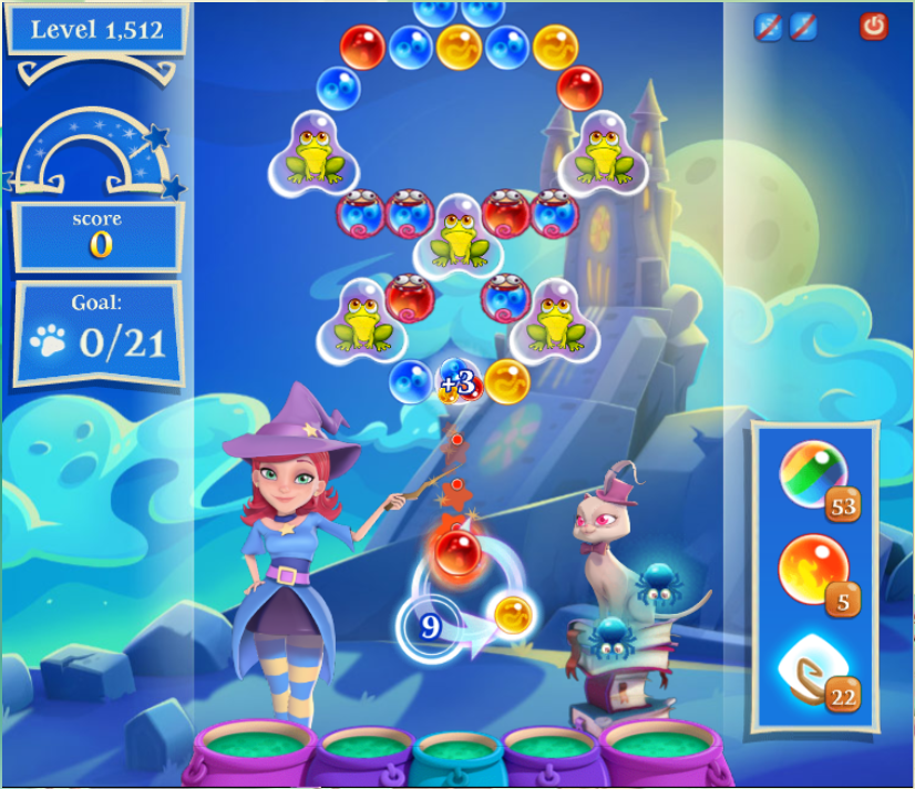 how many levels of bubble witch saga 3