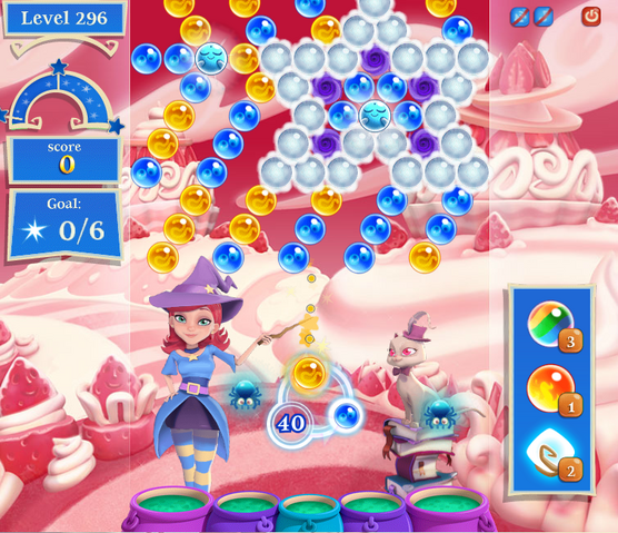 Bubble Witch 2 Levels With Clouds Image - Level 296.png | Bubble Witch Saga 2 Wiki | FANDOM powered by Wikia