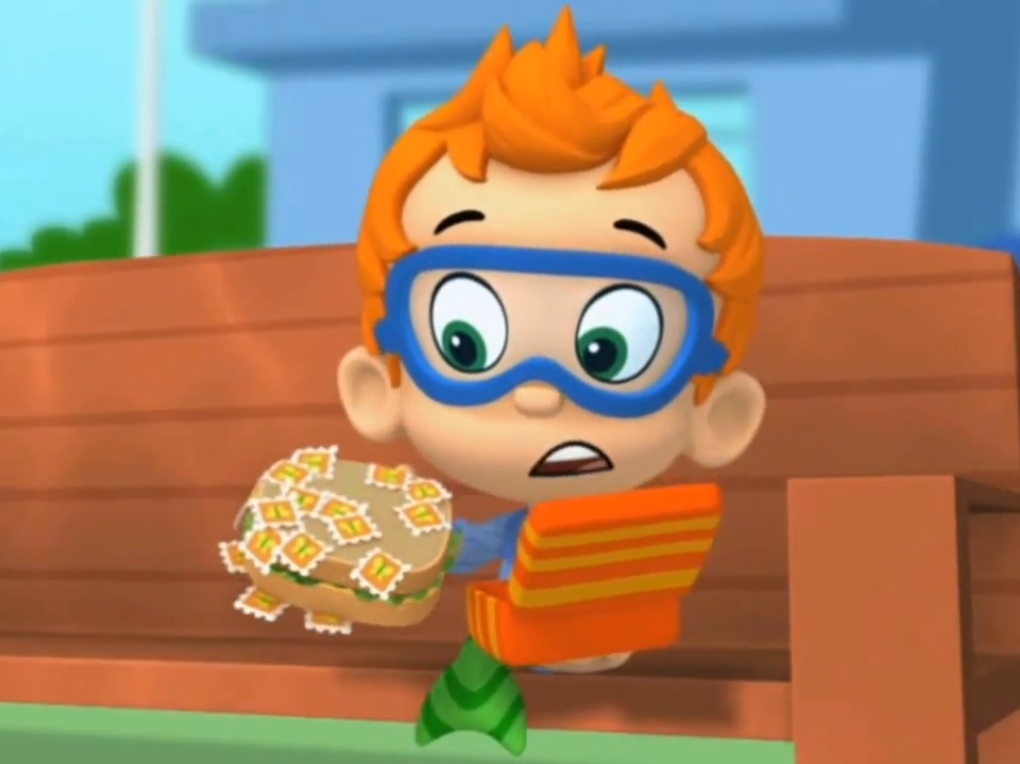 gil bubble guppies lunch