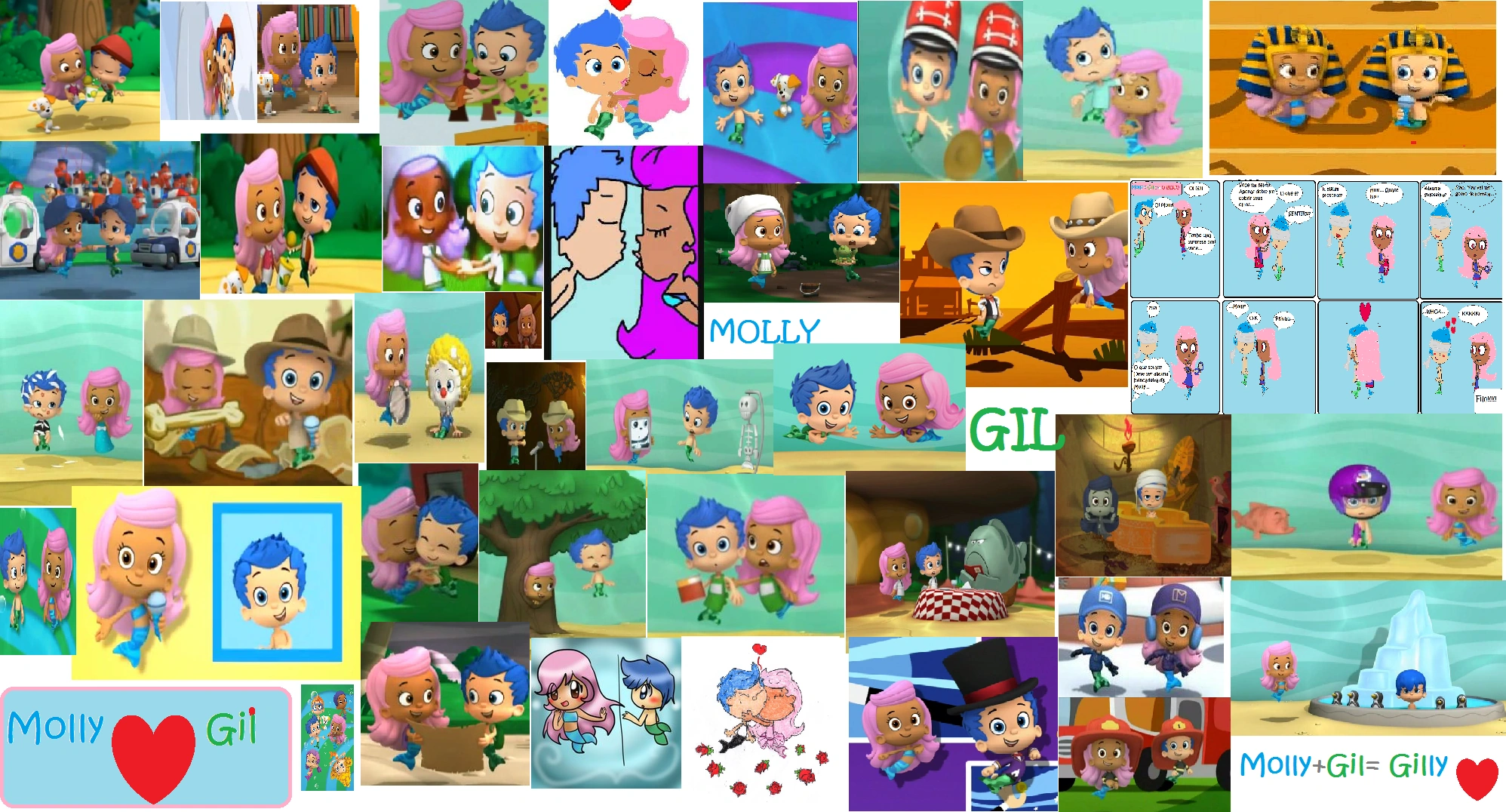 Image Molly and Gil love moments.png Bubble Guppies Wiki FANDOM