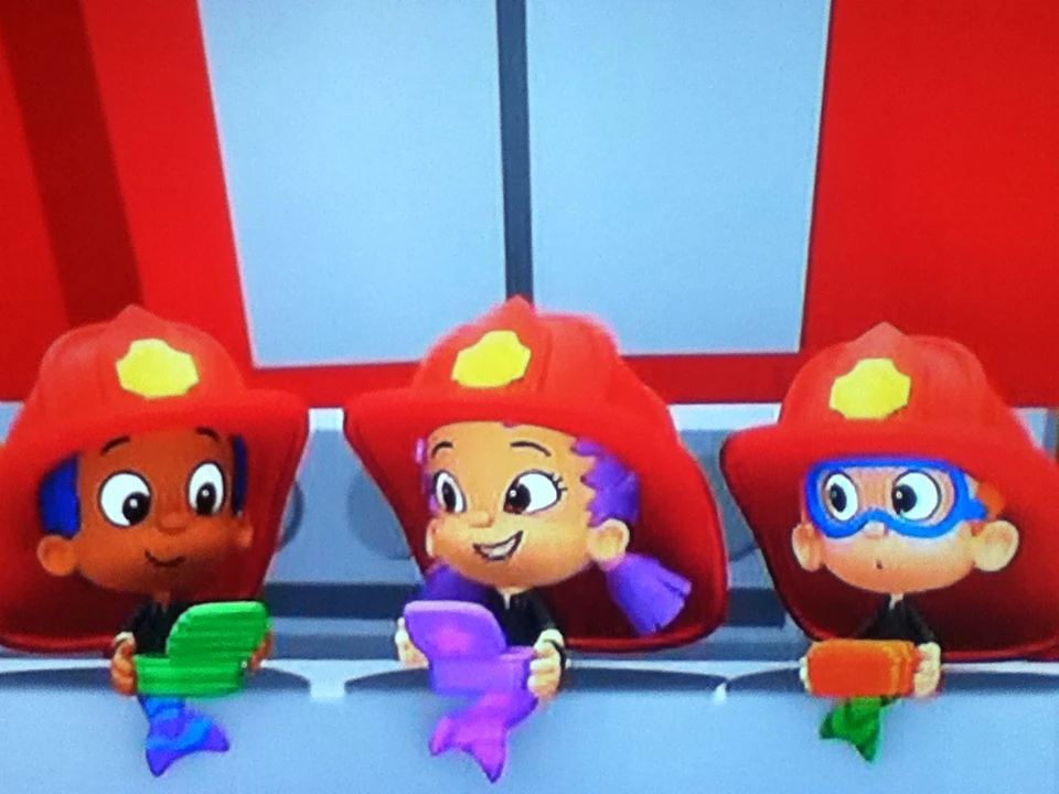 bubble guppies firefighter gil to the rescue