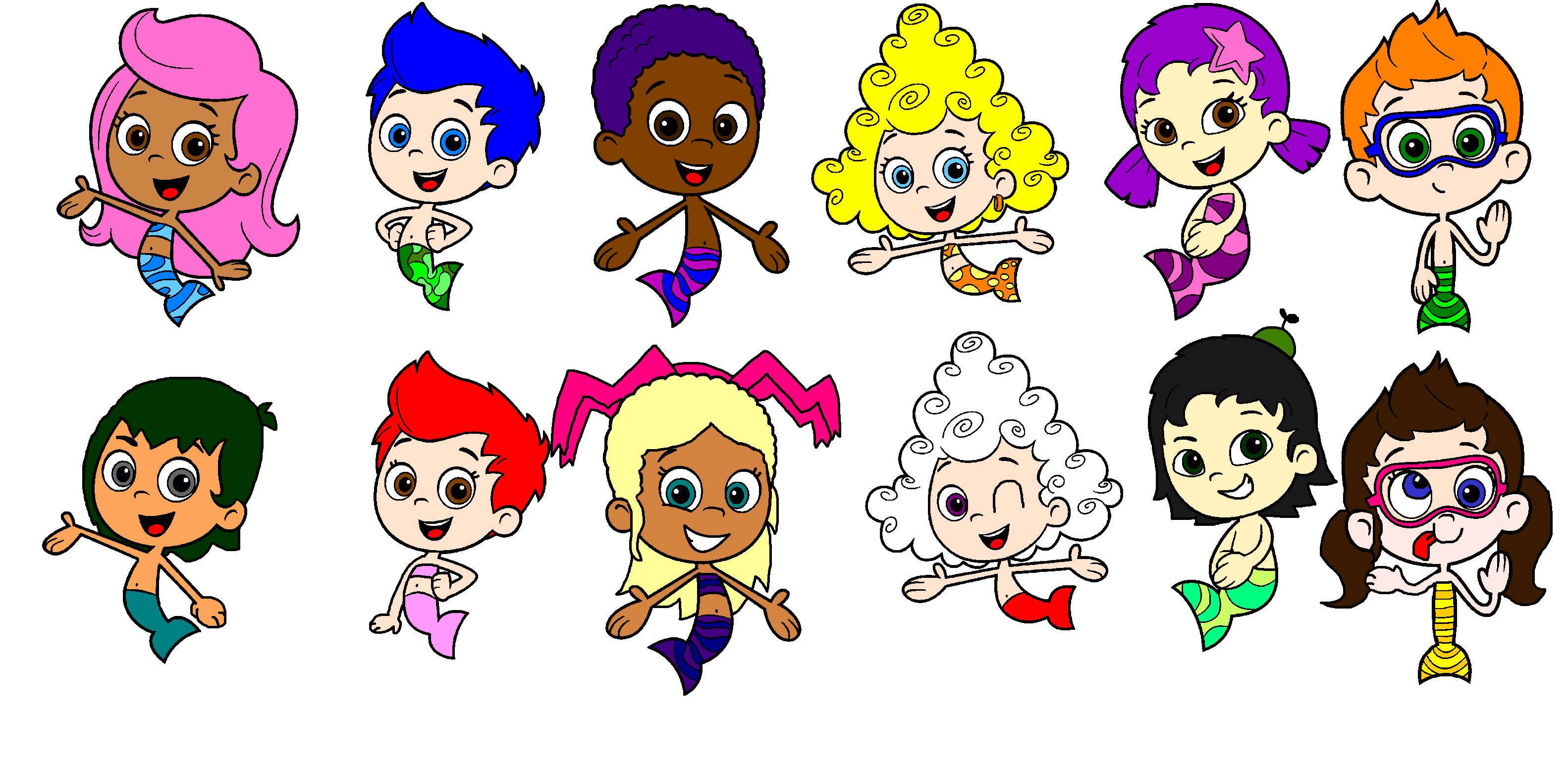 Bubble Guppies Coloring Pages Zooli Coloring and Drawing