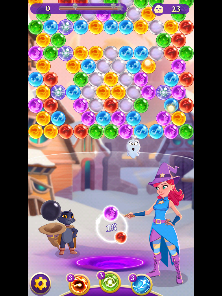 how to beat level 268 bubble witch saga 3