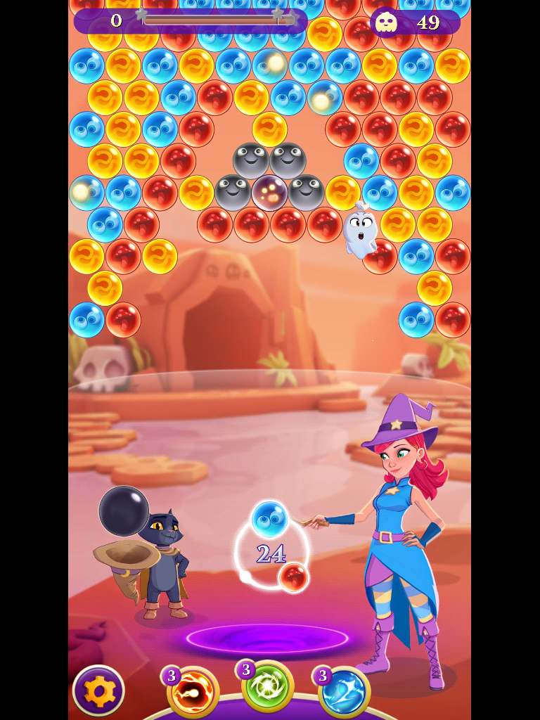 bubble witch saga 3 levels with arcane bubbles