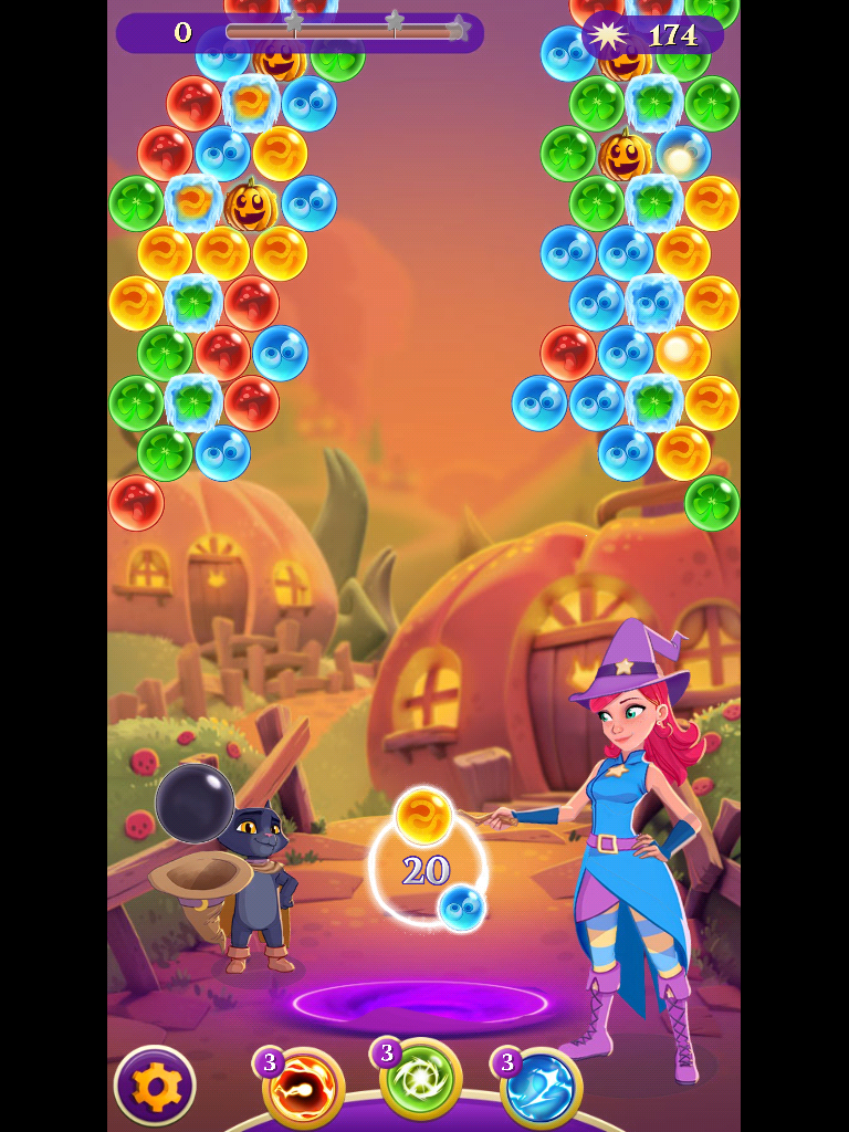 bubble witch 3 saga level 315 help