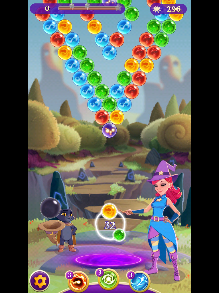 what levels in bubble witch saga 3 have fairy blasts