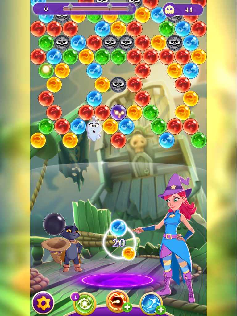 how to get gold bars in bubble witch saga 3
