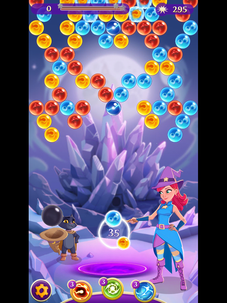 beating level 259 in bubble witch saga 3
