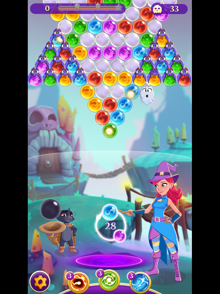 how to pass stage 208 of bubble witch saga 3