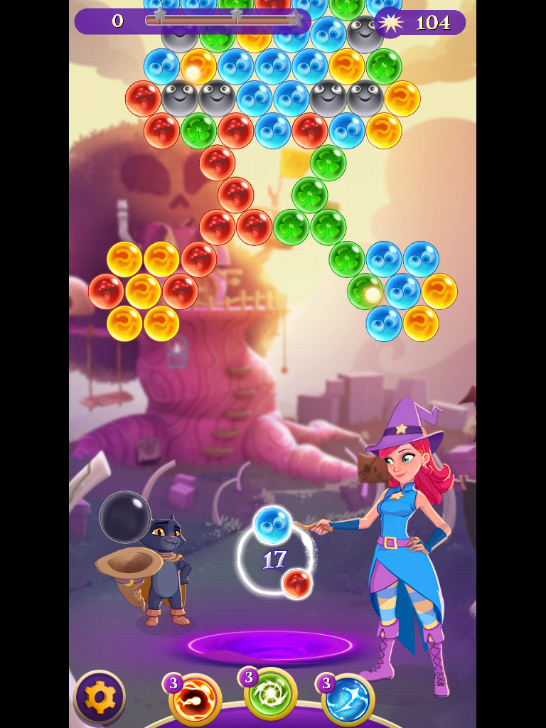 bubble witch 3 saga 5.8.3 mod apk (unlimited boosters + more)