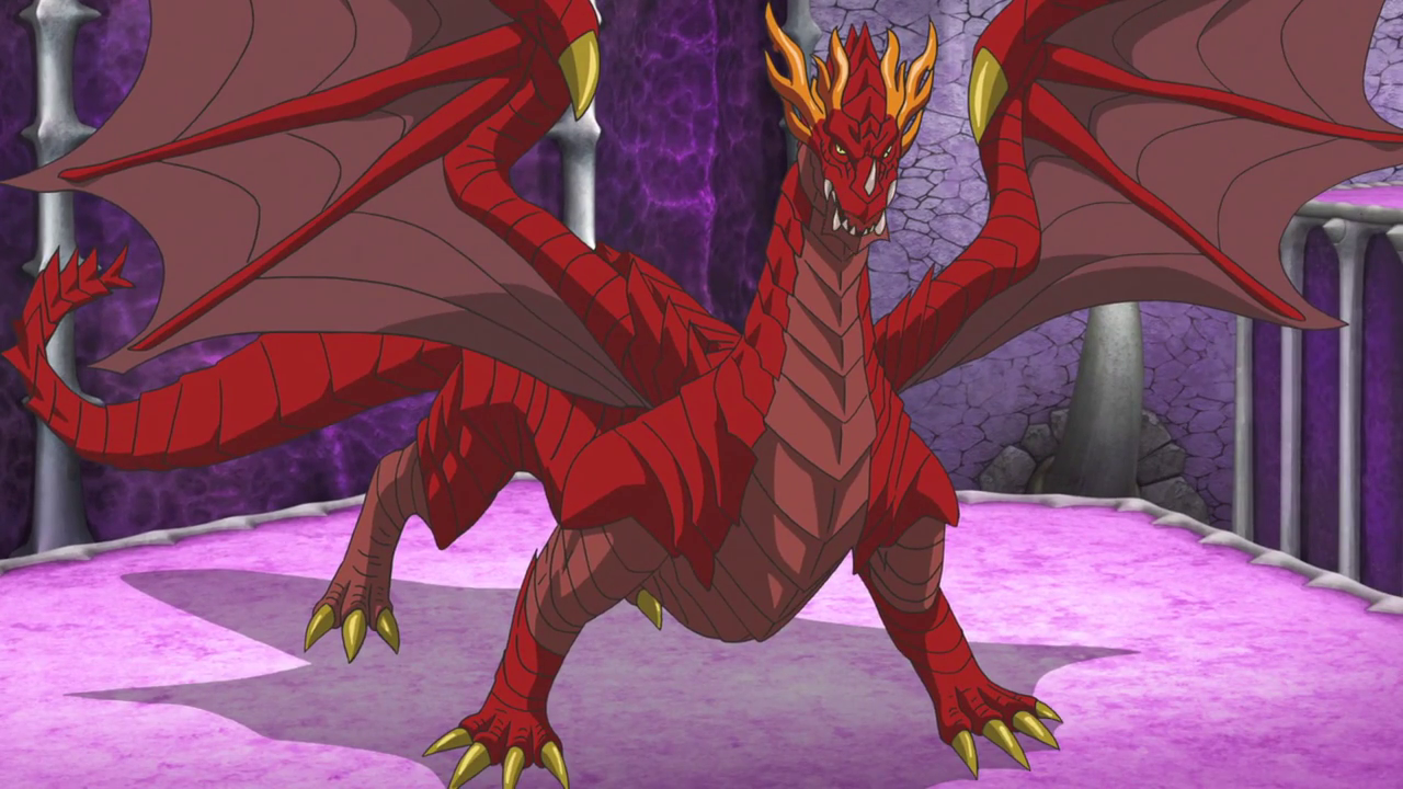 anime red dragon